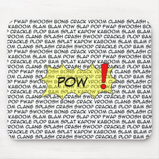 Comic sprechen Mousepad (Vorne)