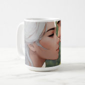 Comic-Stil Kaffeetasse (Vorderseite Links)
