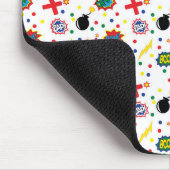 Comic Strip Explosion Druck Mousepad (Ecke)