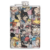 Comic Strip Flachmann (Vorderseite)