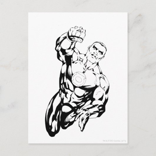 Comic Style - Aufblasen, Schwarz und Weiß Postkarte (Vorderseite)