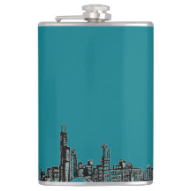 Comic Style City Skyline