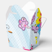 Comic Style Girly Super Hero Design Geschenkschachtel (Geöffnet)