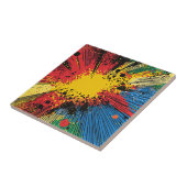 Comic Style Pop Art Explosion (10) Fliese (Seite)