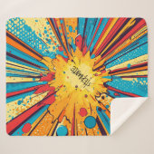 Comic Style Pop Art Explosion (11) Sherpadecke (Vorderseite (Horizontal))
