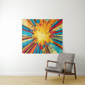 Comic Style Pop Art Explosion (11) Wandteppich (Beispiel (Horizontal))