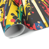 Comic Style Pop Art Explosion (2) Geschenkpapier (Rolleneckpunkt)