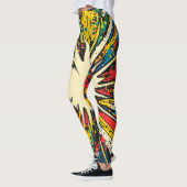 Comic Style Pop Art Explosion (2) Leggings (Links)