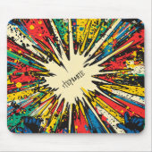 Comic Style Pop Art Explosion (2) Mousepad (Vorne)