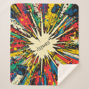 Comic Style Pop Art Explosion (2) Sherpadecke