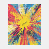 Comic Style Pop Art Explosion (3) Fleecedecke (Vorderseite)