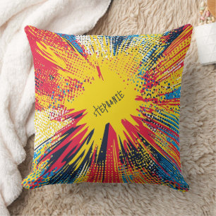 Comic Style Pop Art Explosion (3) Kissen
