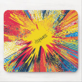 Comic Style Pop Art Explosion (3) Mousepad (Vorne)