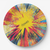 Comic Style Pop Art Explosion (3) Pappteller (Vorderseite)