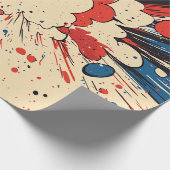 Comic Style Pop Art Explosion (4) Geschenkpapier (Ecke)