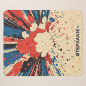 Comic Style Pop Art Explosion (4) Sherpadecke (Vorderseite (Horizontal))