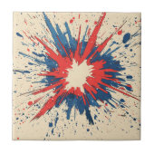 Comic Style Pop Art Explosion (5) Fliese (Vorderseite)
