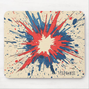 Comic Style Pop Art Explosion (5) Mousepad