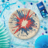 Comic Style Pop Art Explosion (5) Pappteller (Party)