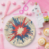 Comic Style Pop Art Explosion (5) Pappteller (Party)