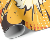 Comic Style Pop Art Explosion (6) Geschenkpapier (Rolleneckpunkt)