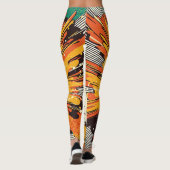 Comic Style Pop Art Explosion (6) Leggings (Rückseite)
