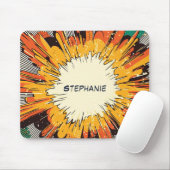 Comic Style Pop Art Explosion (6) Mousepad (Mit Mouse)