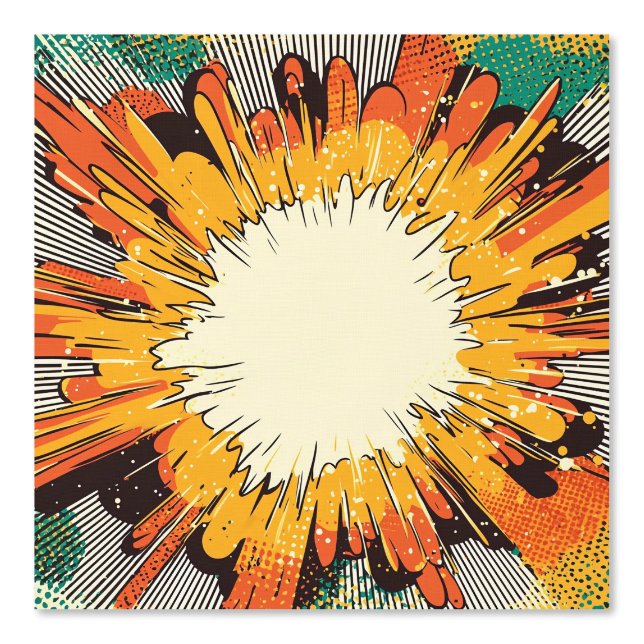 Comic Style Pop Art Explosion (6) Tapete (Vorderseite)
