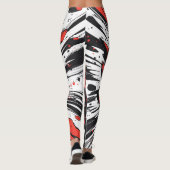 Comic Style Pop Art Explosion (7) Leggings (Rückseite)