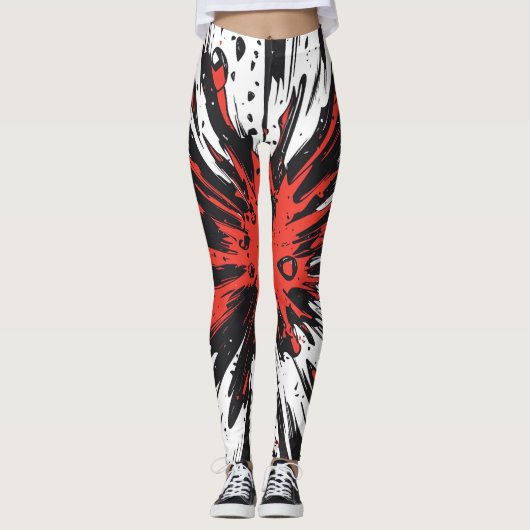 Comic Style Pop Art Explosion (7) Leggings (Vorderseite)