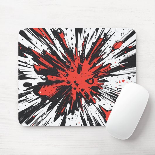 Comic Style Pop Art Explosion (7) Mousepad (Mit Mouse)