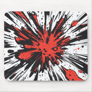 Comic Style Pop Art Explosion (7) Mousepad
