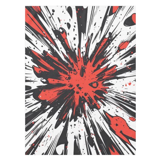 Comic Style Pop Art Explosion (7) Tischdecke (Vorderseite)