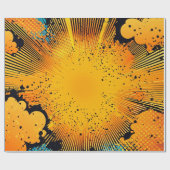 Comic Style Pop Art Explosion (8) Geschenkpapier (Flach)