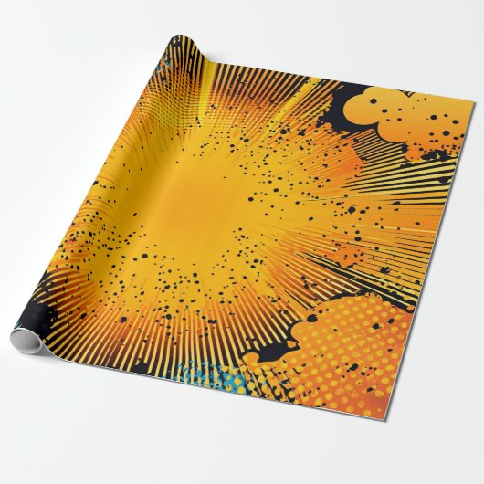 Comic Style Pop Art Explosion (8) Geschenkpapier (Ungerollt)