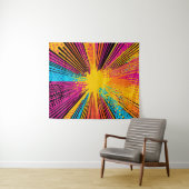 Comic Style Pop Art Explosion (9) Wandteppich (Beispiel (Horizontal))