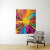 Comic Style Pop Art Explosion (9) Wandteppich (Beispiel)