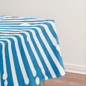 Comic Style Pop Art Explosion - Blau und Weiß Tischdecke (Beispiel)