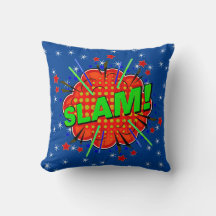 Comic Style Pop Art Retro Blue Orange Green SLAM