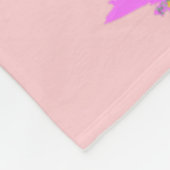 Comic Style Pop Art Retro Rosa Gelbe LIEBE Regenbo Fleecedecke (Ecke)