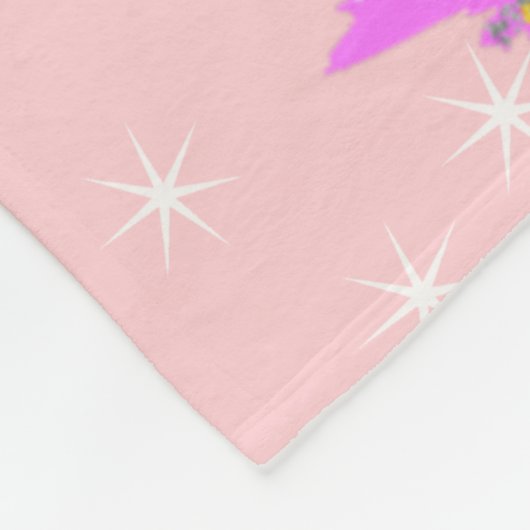 Comic Style Pop Retro Yellow Lila OMG Regenbogen Fleecedecke (Ecke)