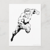 Comic Style - Swift Jump, Schwarz und Weiß Postkarte (Vorderseite)