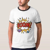 Comic Style T-Shirt – Retro Pop Art Explosion Tee (Vorderseite)