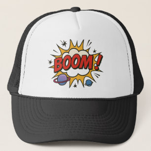 Comic Style Trucker Hut – Retro Pop Art Explosion Truckerkappe