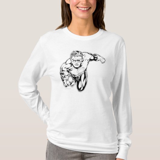 Comic Style - Vordere Klingeltöne, Schwarz und Wei T-Shirt (Vorderseite)