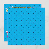 Comic Super Hero Babydusche Einladung (Vorne/Hinten)