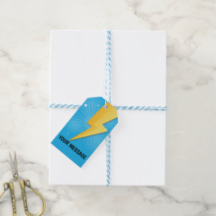 Comic Super Hero Birthday Favor Tag Geschenkanhänger