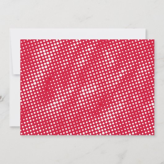 Comic-Superheld-Kinderdusche Einladung (Rückseite)