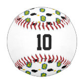 Comic Superhero Sports NUMMER Age Firecracker Baseball (Rückseite)