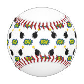 Comic Superhero Sports NUMMER Age Firecracker Baseball (Vorderseite)